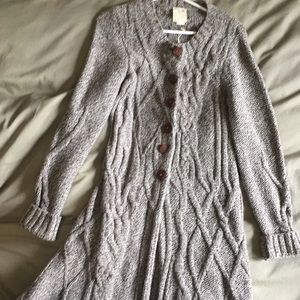 Anthropologie knit coat.